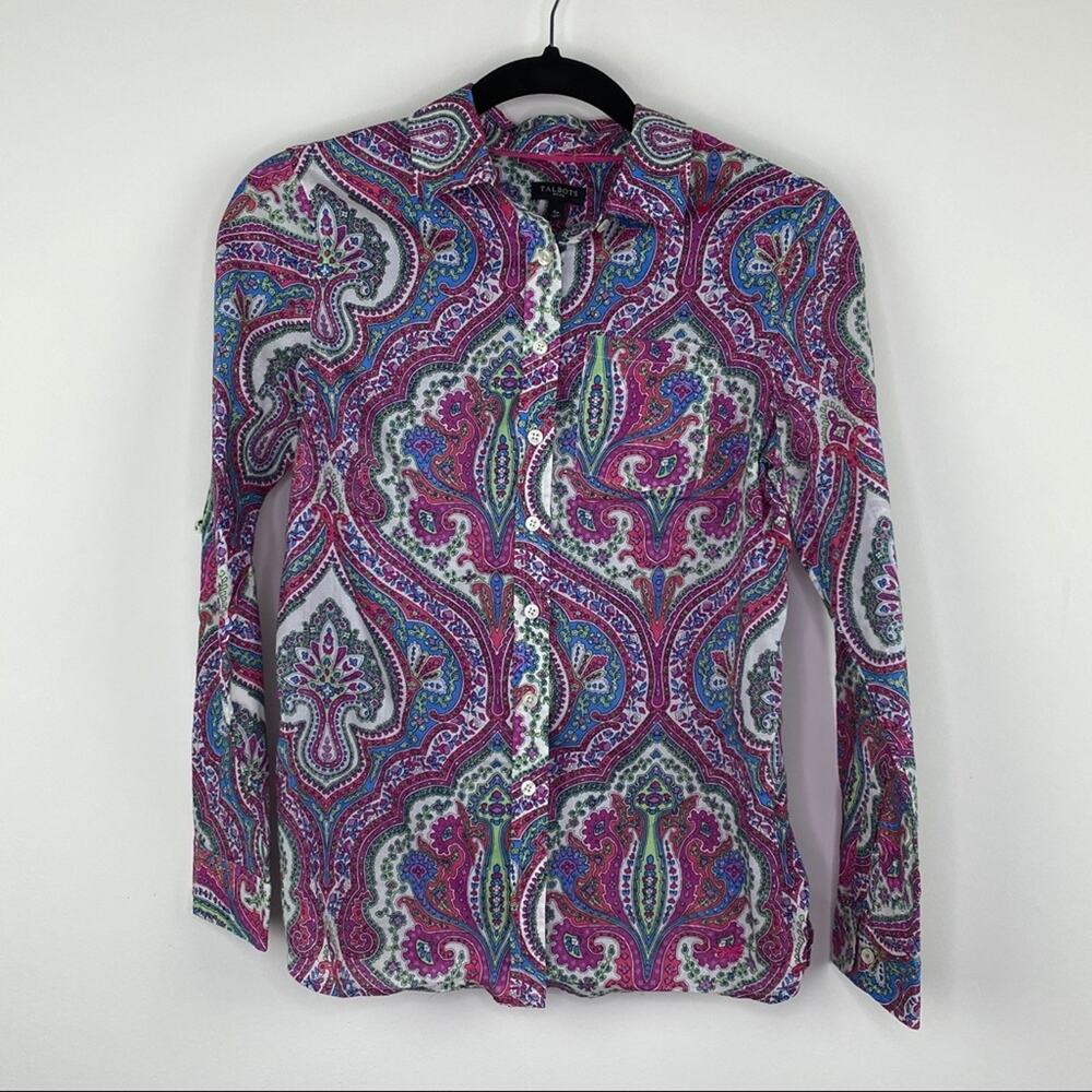 Talbots Petites Women's Button Front Shirt
